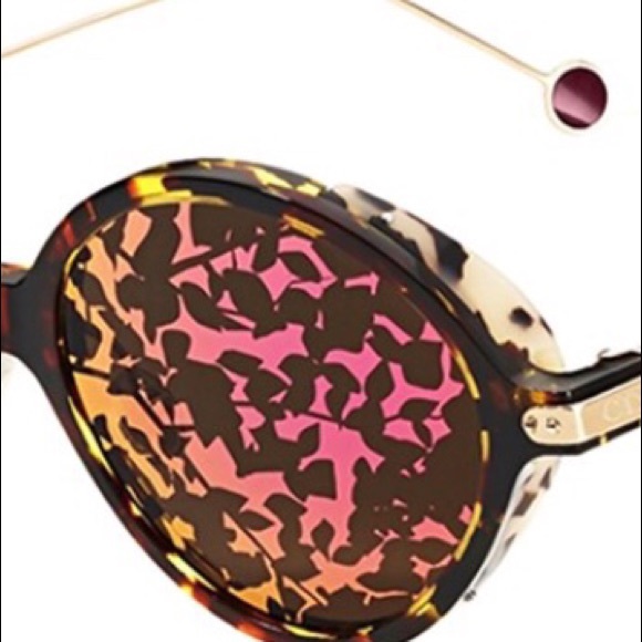 Christian Dior mirror leave sunglasses